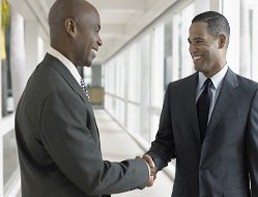 Two Men Shaking Hands, Insurance Agency Sales in Frisco, TX